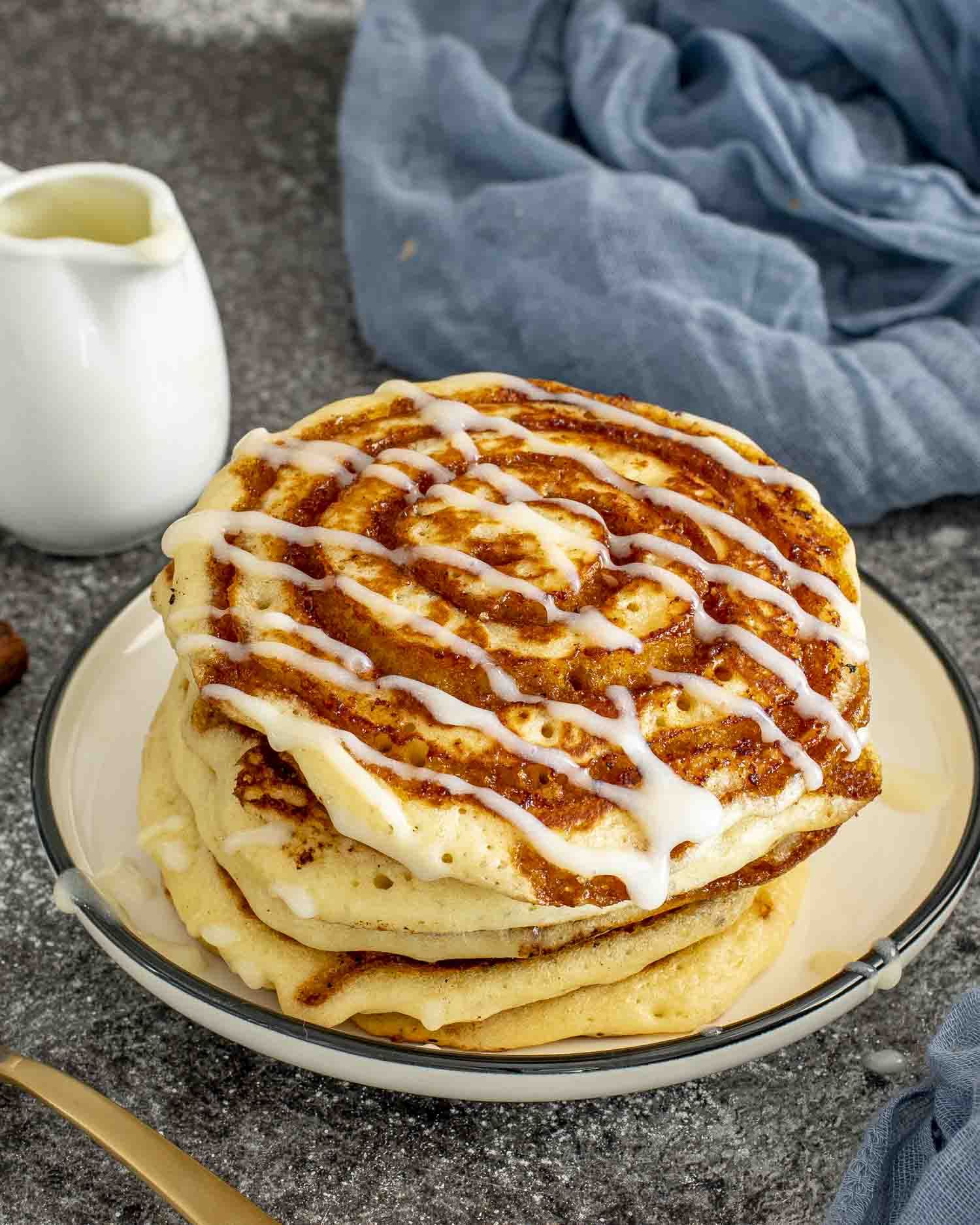 Brown Sugar Cinnamon Swirl Pancakes