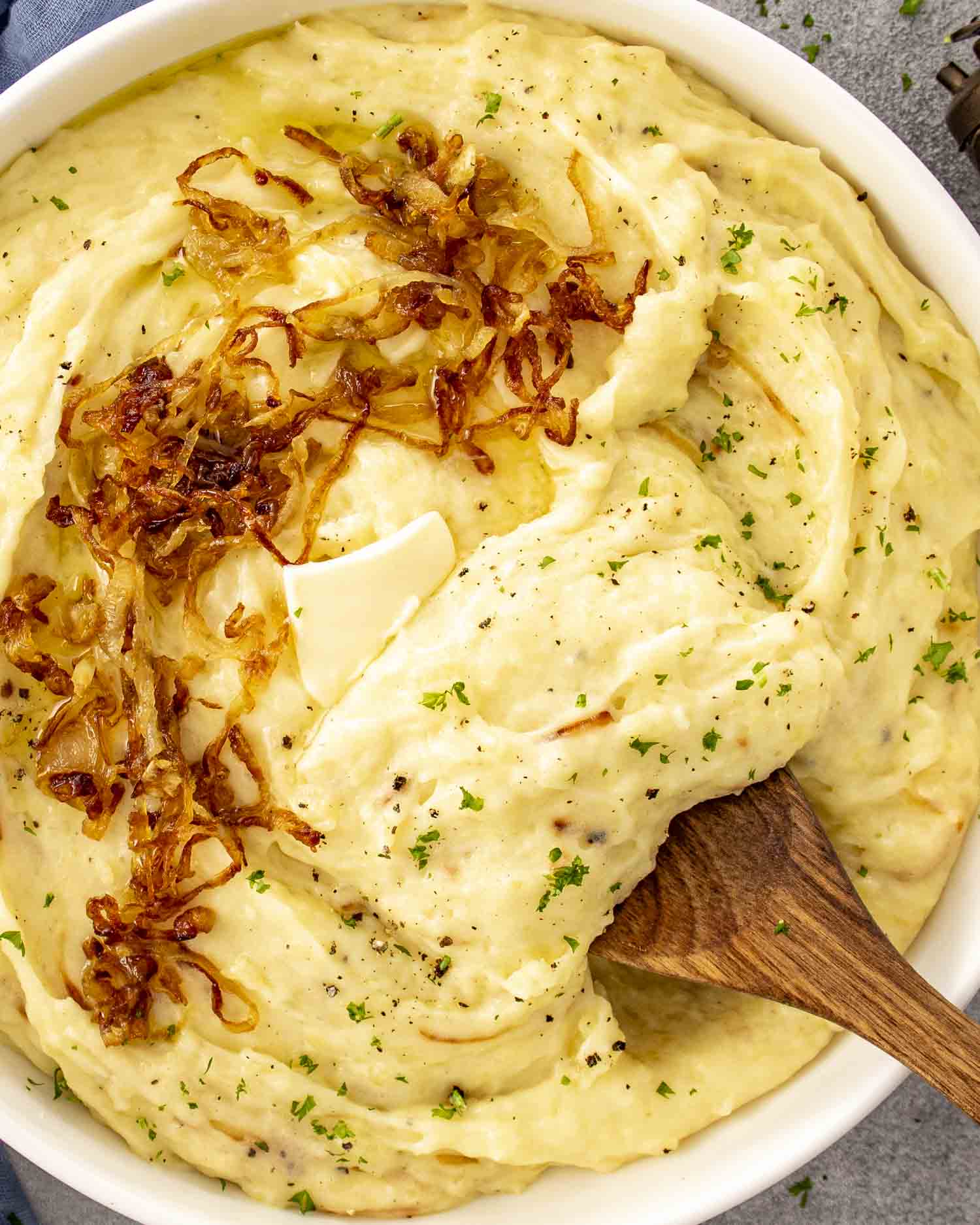 Caramelized Onion & Gruyère Mashed Potatoes