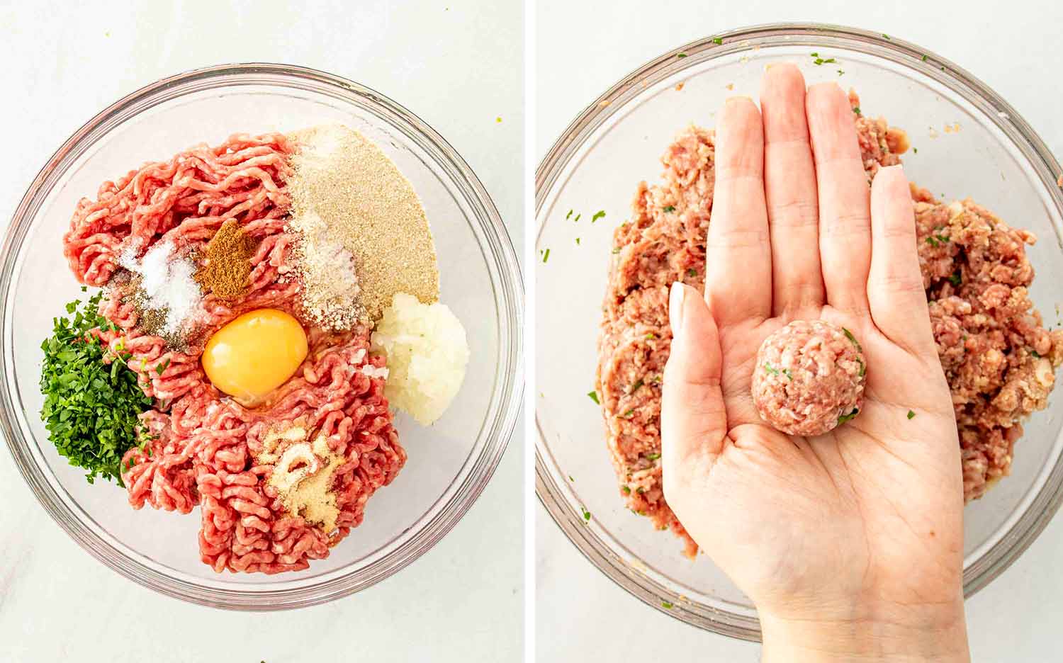 process shots showing how to make swedish meatball stroganoff of process shots.