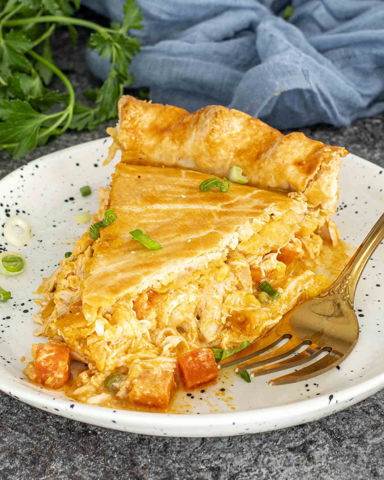 Buffalo Ranch Chicken Pot Pie