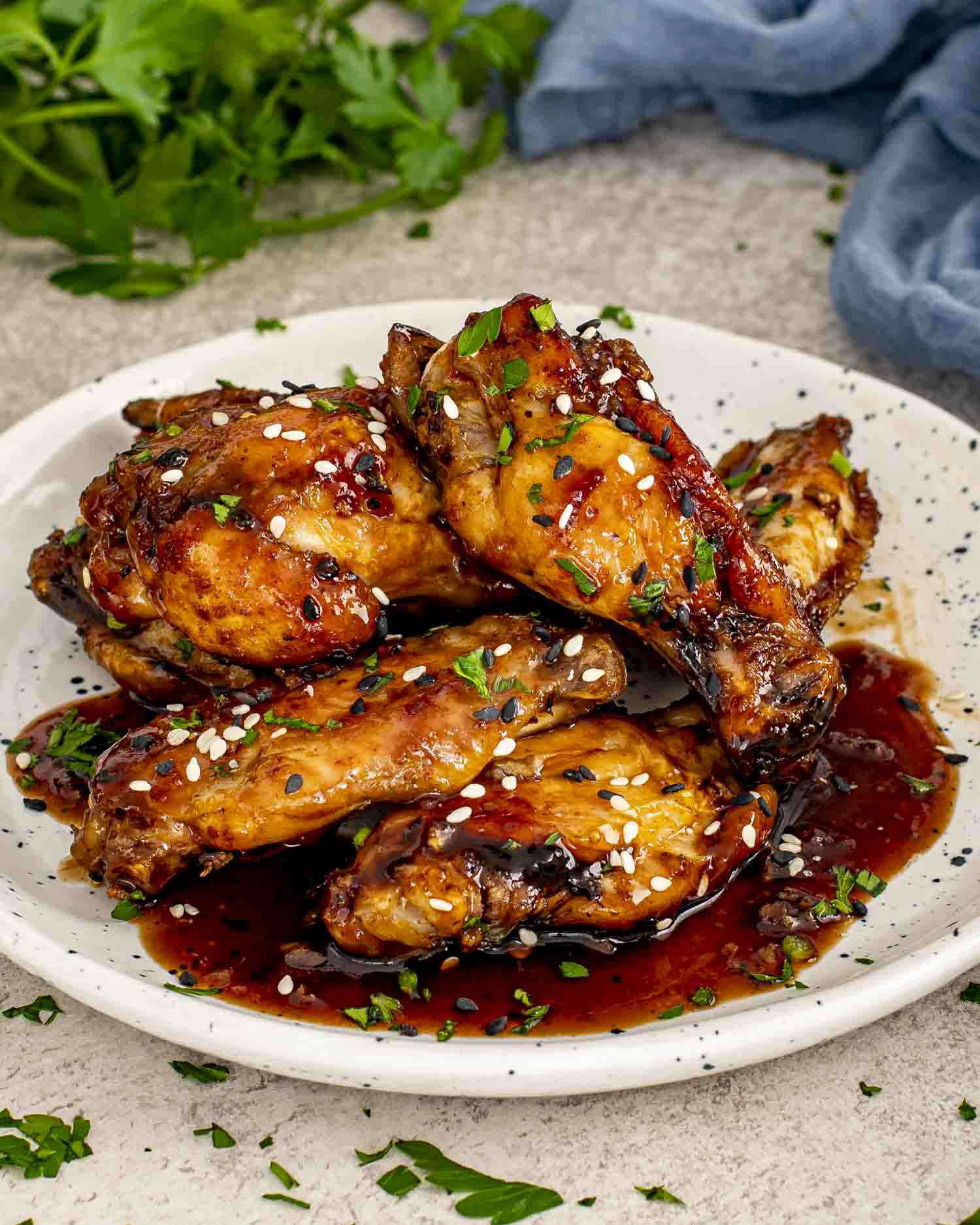 Honey Garlic Chicken Wings