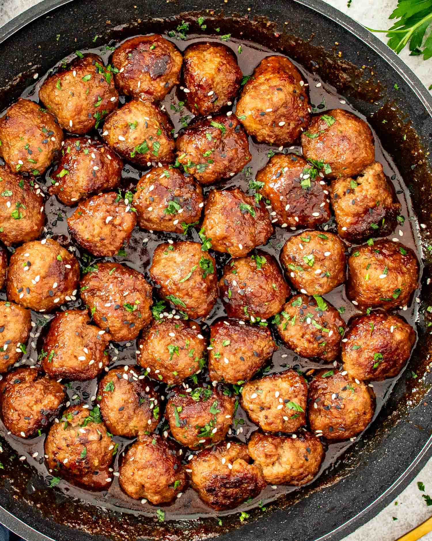 Maple Mustard Meatballs