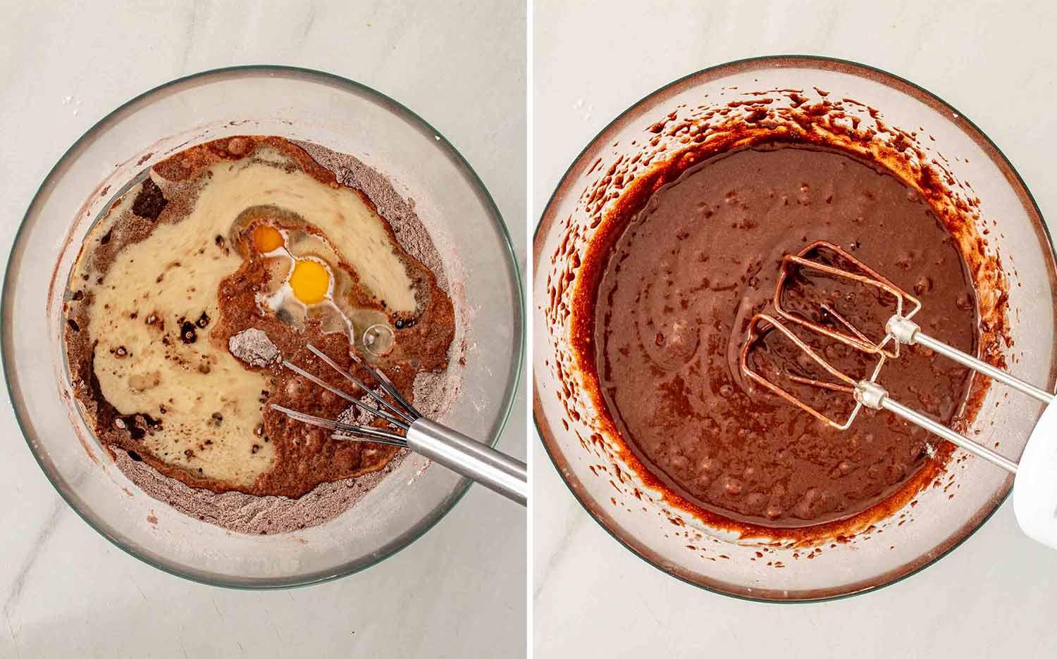 process shots showing how to make one