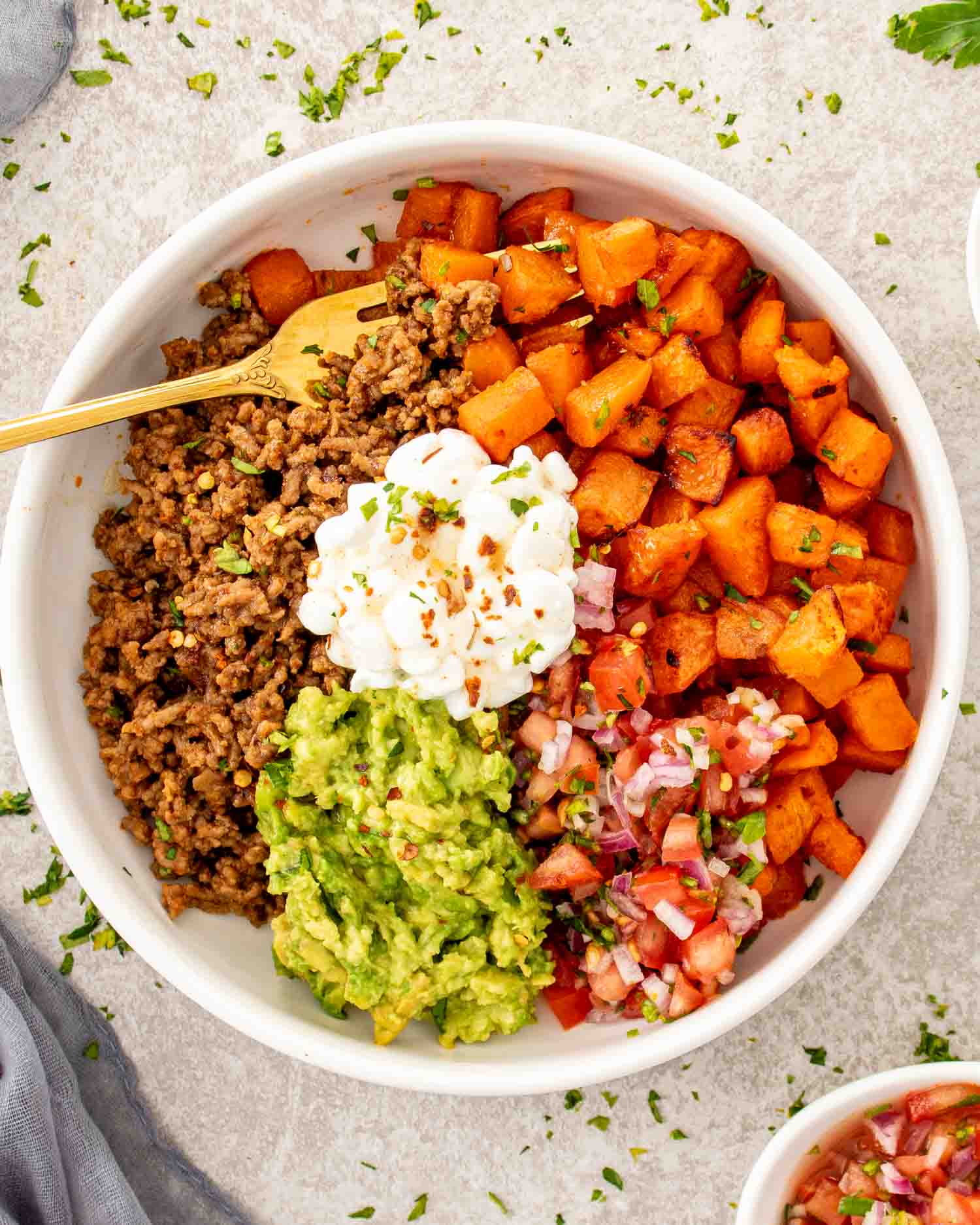 Hot Honey Taco Beef Bowls