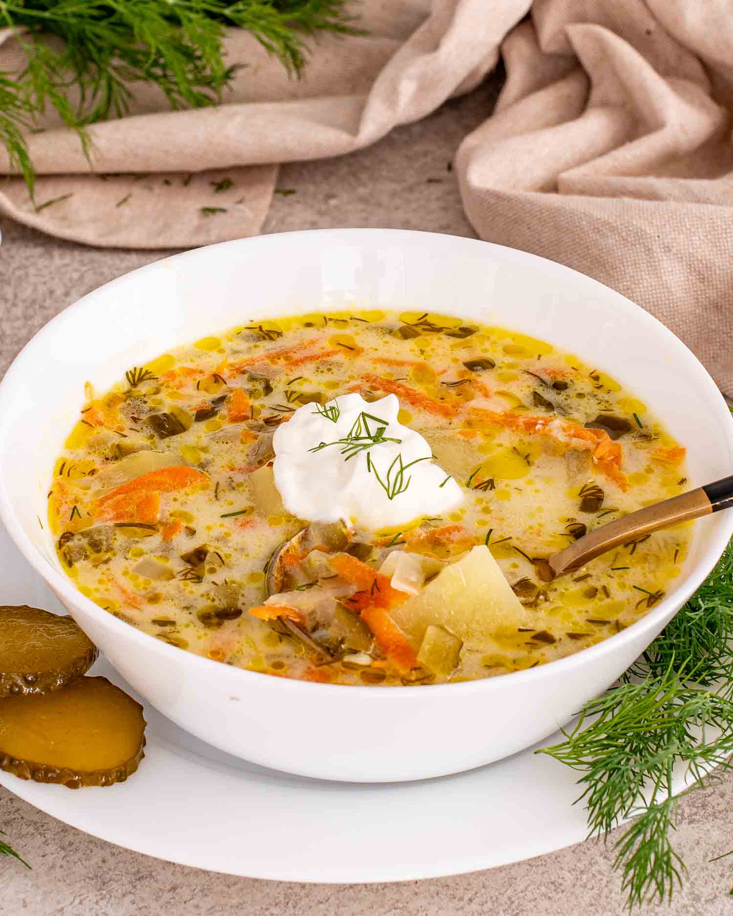 Dill Pickle Soup