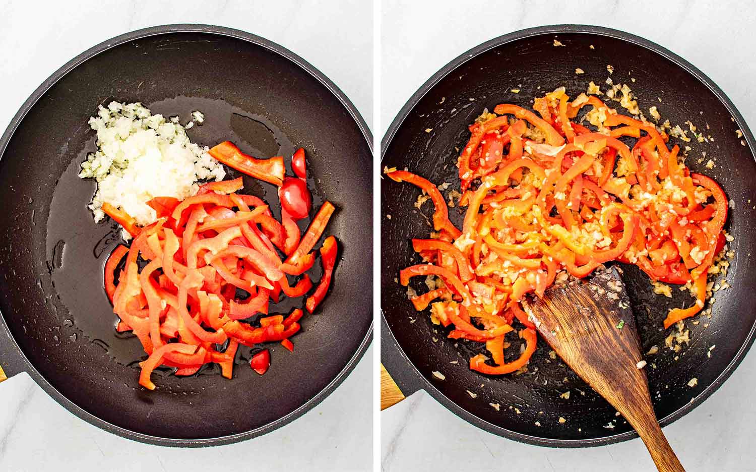 process shots showing how to make chicken quesadillas.
