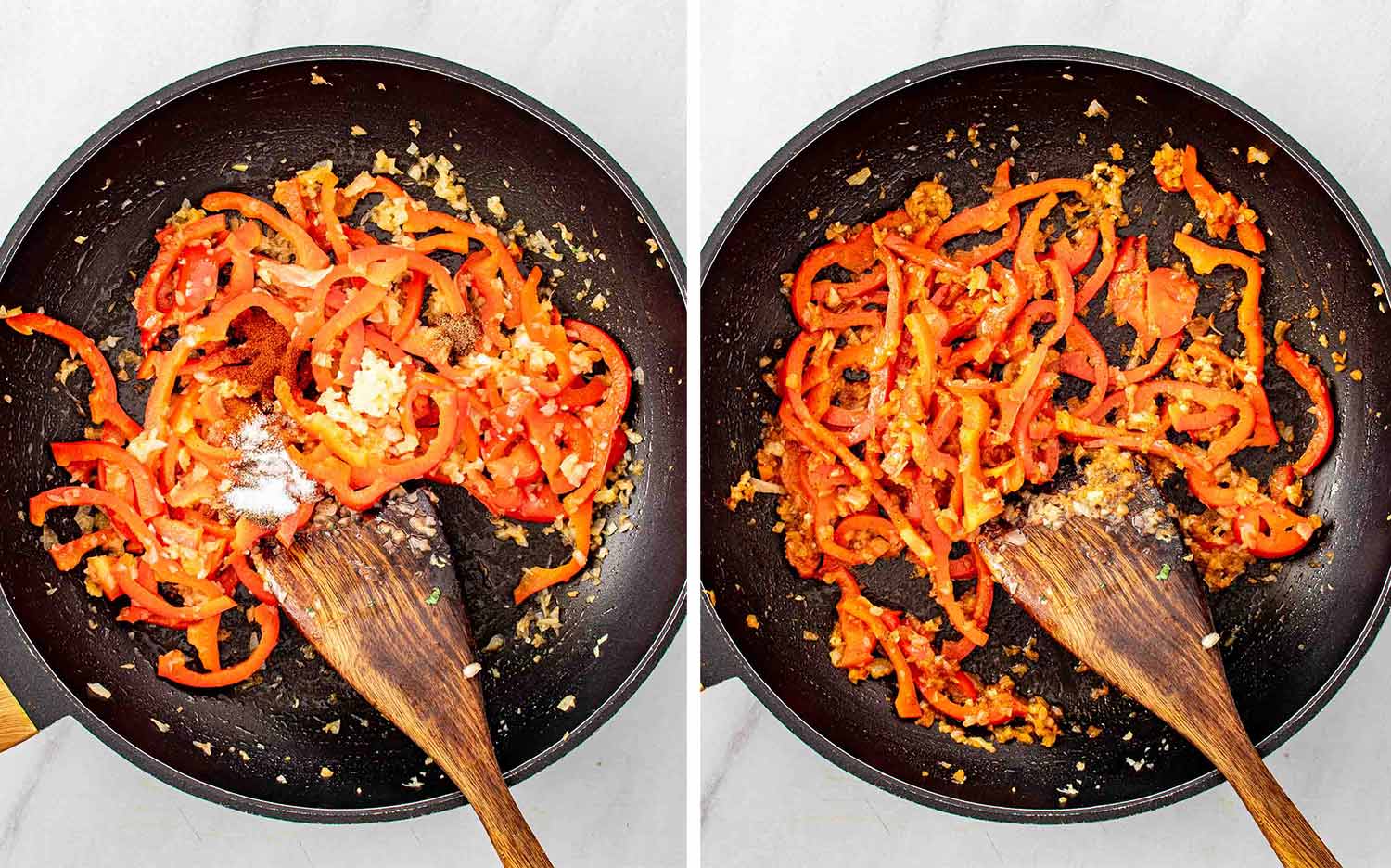 process shots showing how to make chicken quesadillas.