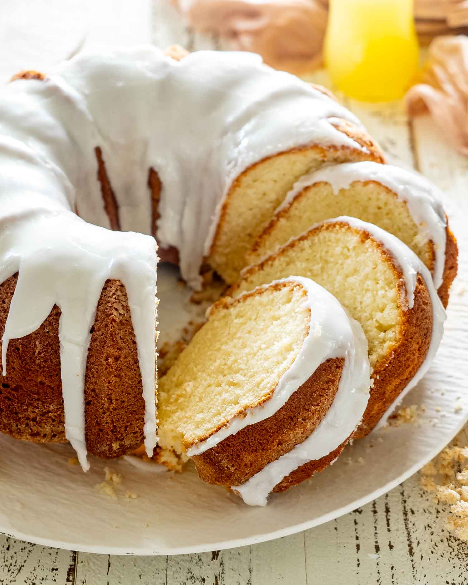 Pineapple Cream Cheese Pound Cake