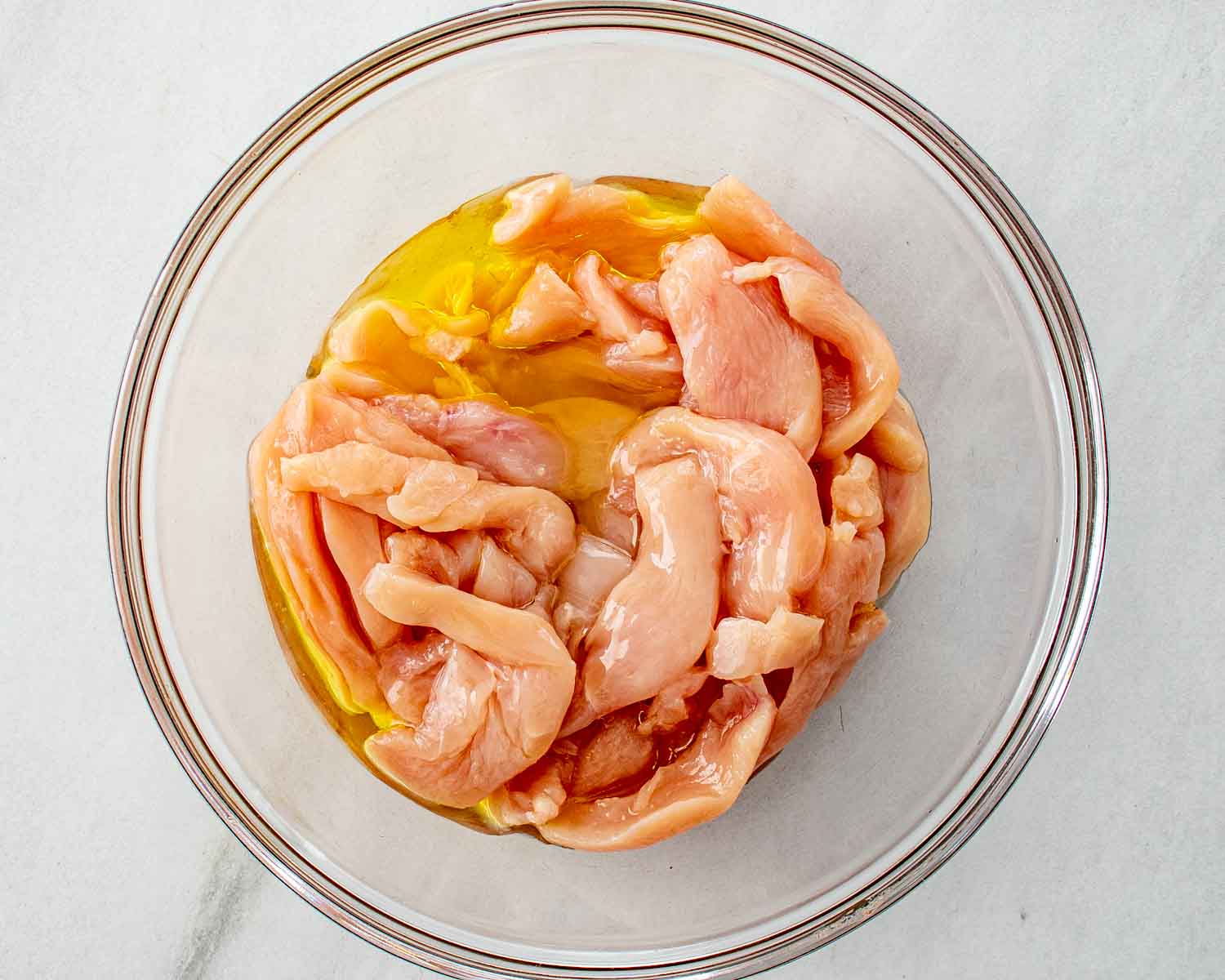 process shots showing how to make restaurant style chicken fajitas.