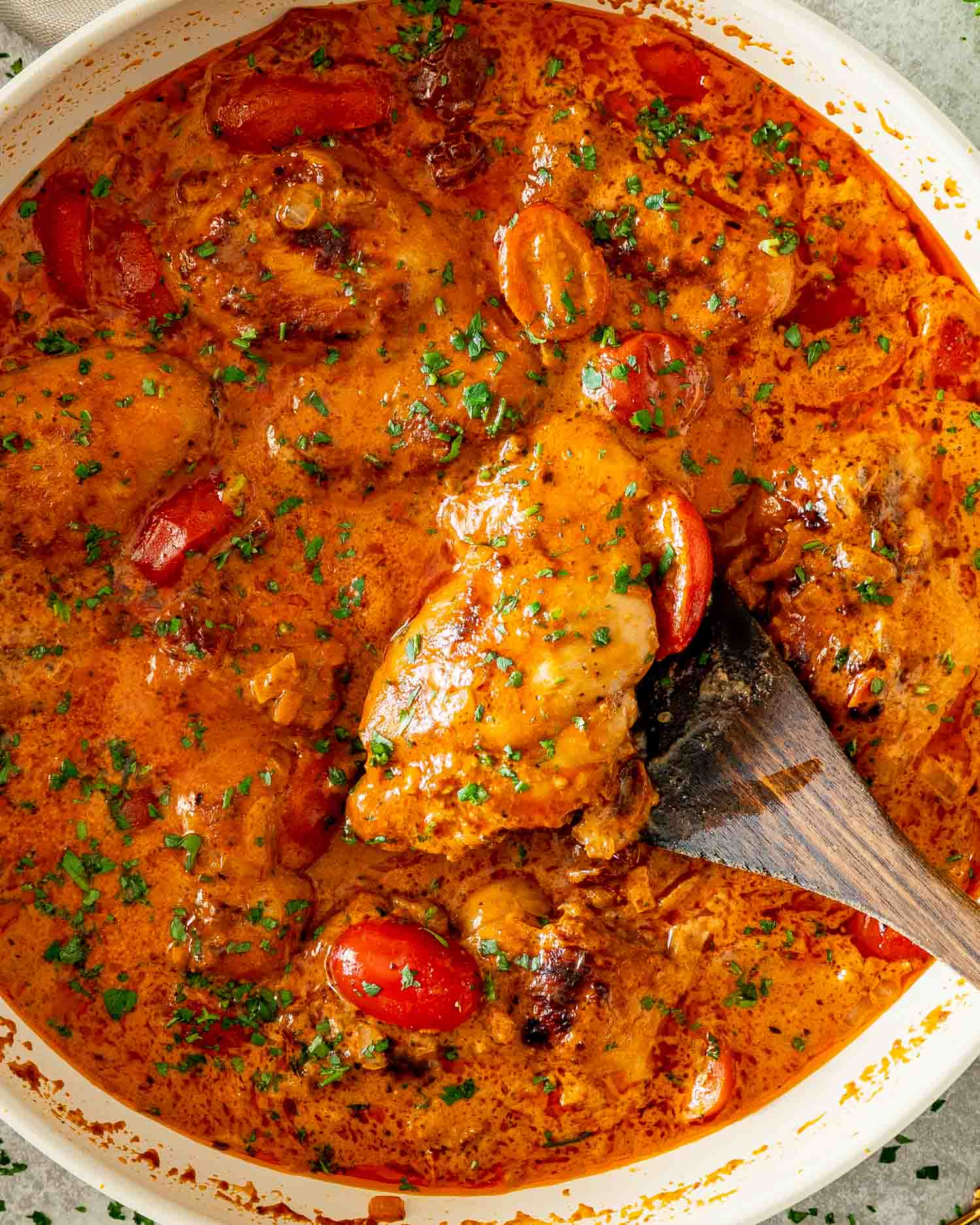 Creamy Sundried Tomato Chicken Thighs